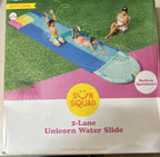2-Lane Unicorn Water Slide for Sun Squad (18 FT)