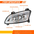 Sequential Signal LED DRL Projector Headlights for Peterbilt 579 (2022–2025)