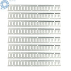 Set of 24 E Track Tie Down Rails with O-Rings and End Caps for Trailers