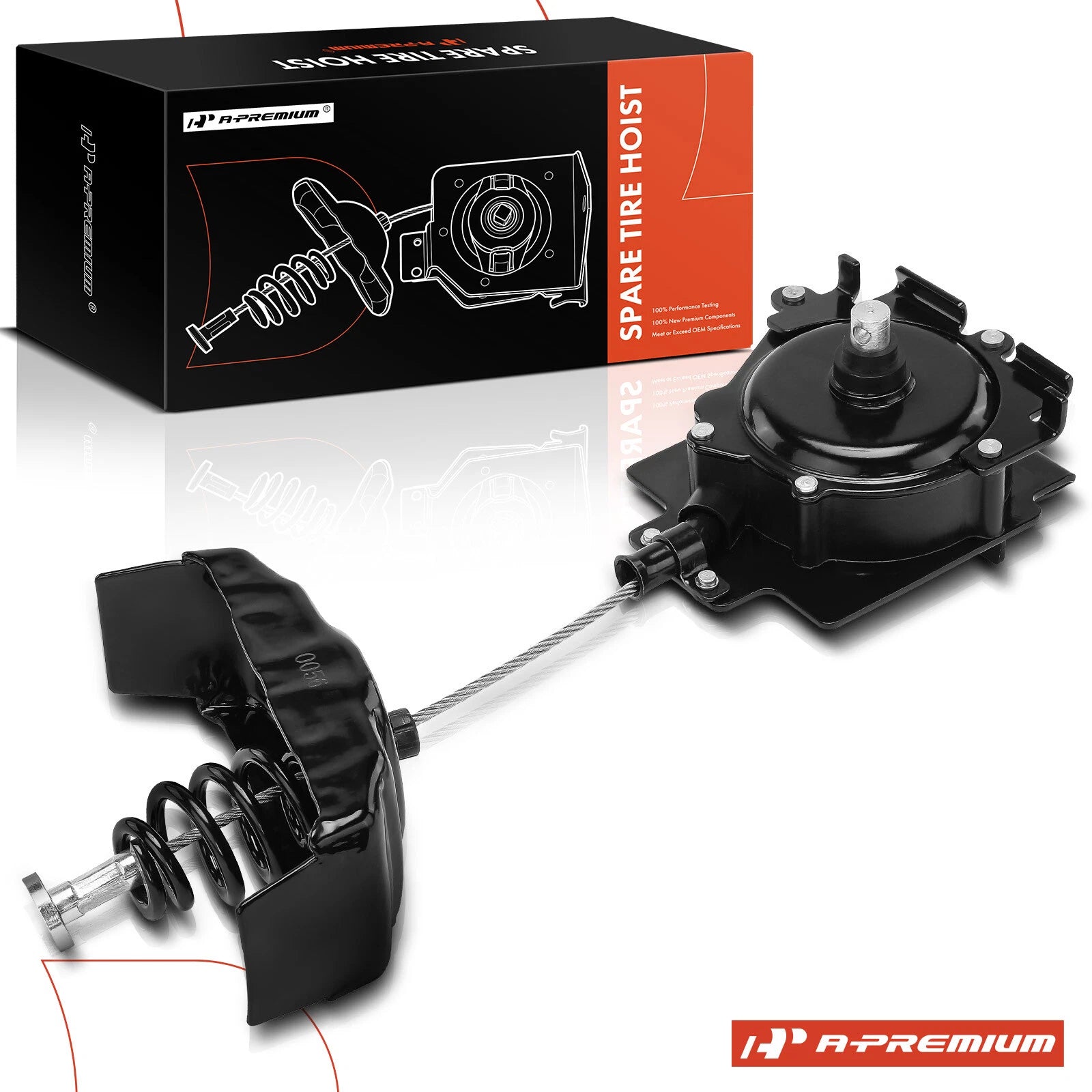 Spare Tire Winch Carrier for GMC Savana 3500, Chevrolet Express 1500 (2003–2023)