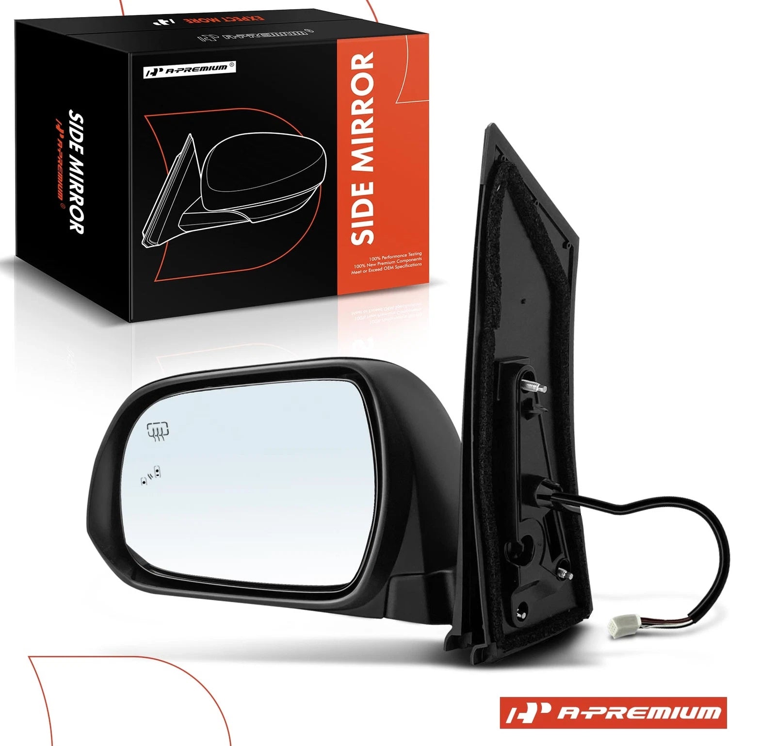 Driver Power Mirror with Power Fold Blind Spot for Toyota Sienna (2013-2017)