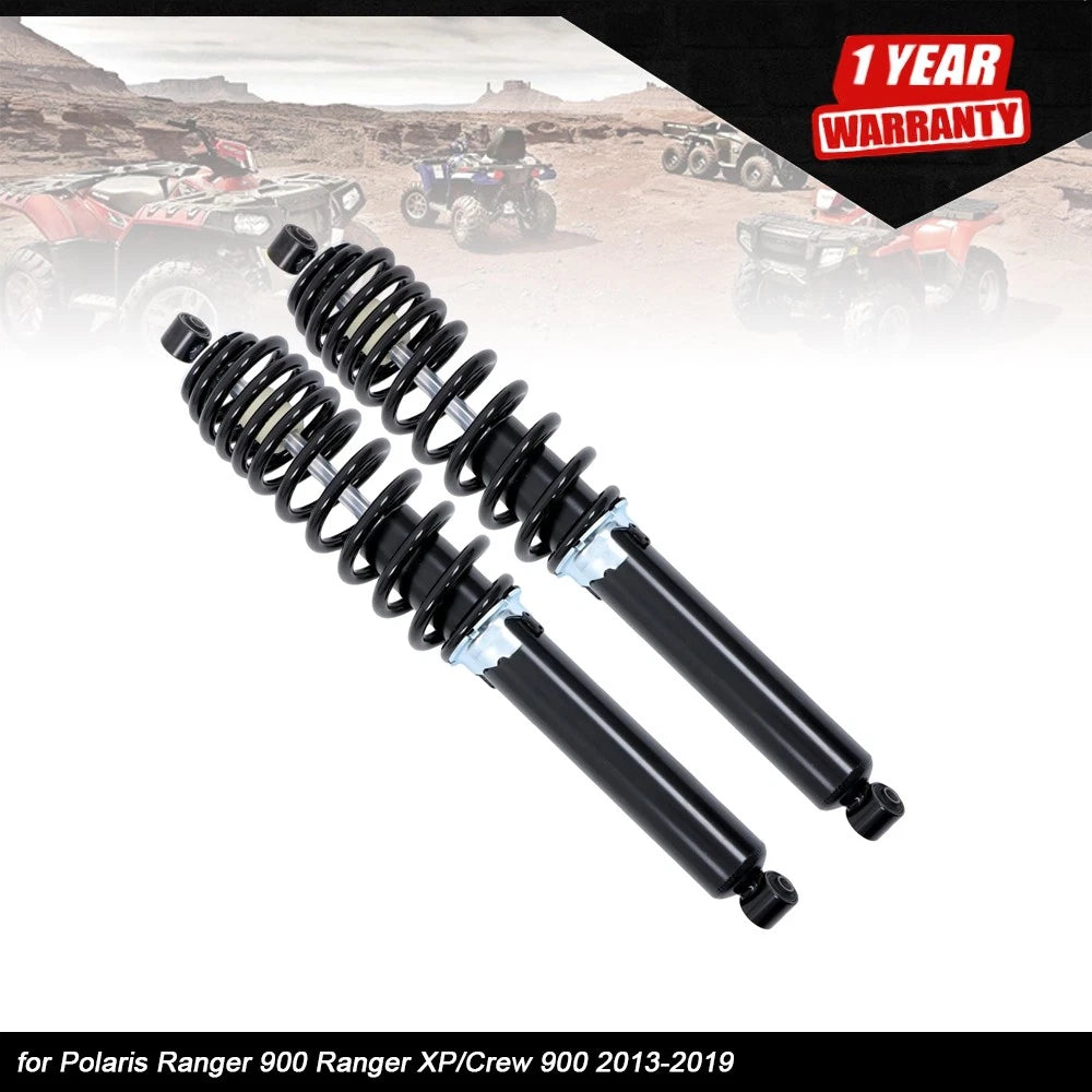 2 Rear Shock Absorbers for Polaris Ranger 900 XP/Crew (2013–2019)