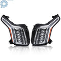 Clear Lens LED Headlights for Cadillac Escalade (2015–2020) - Right & Left