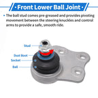 2X Front Upper Ball Joints for Mercedes-Benz E-Class (2002–2009) No. 2113309907