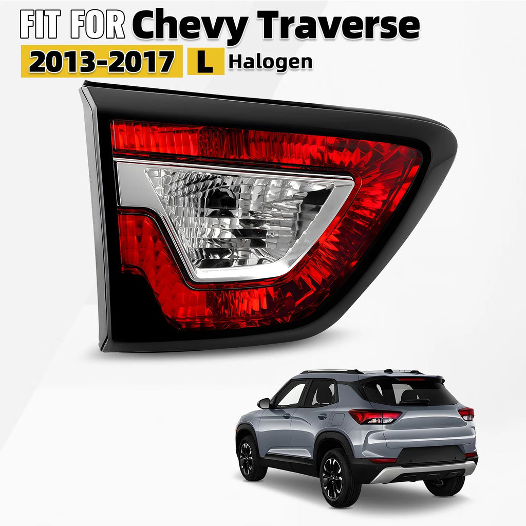 Halogen Inner Tail Light for Chevrolet Traverse (2013–2017) Driver Side