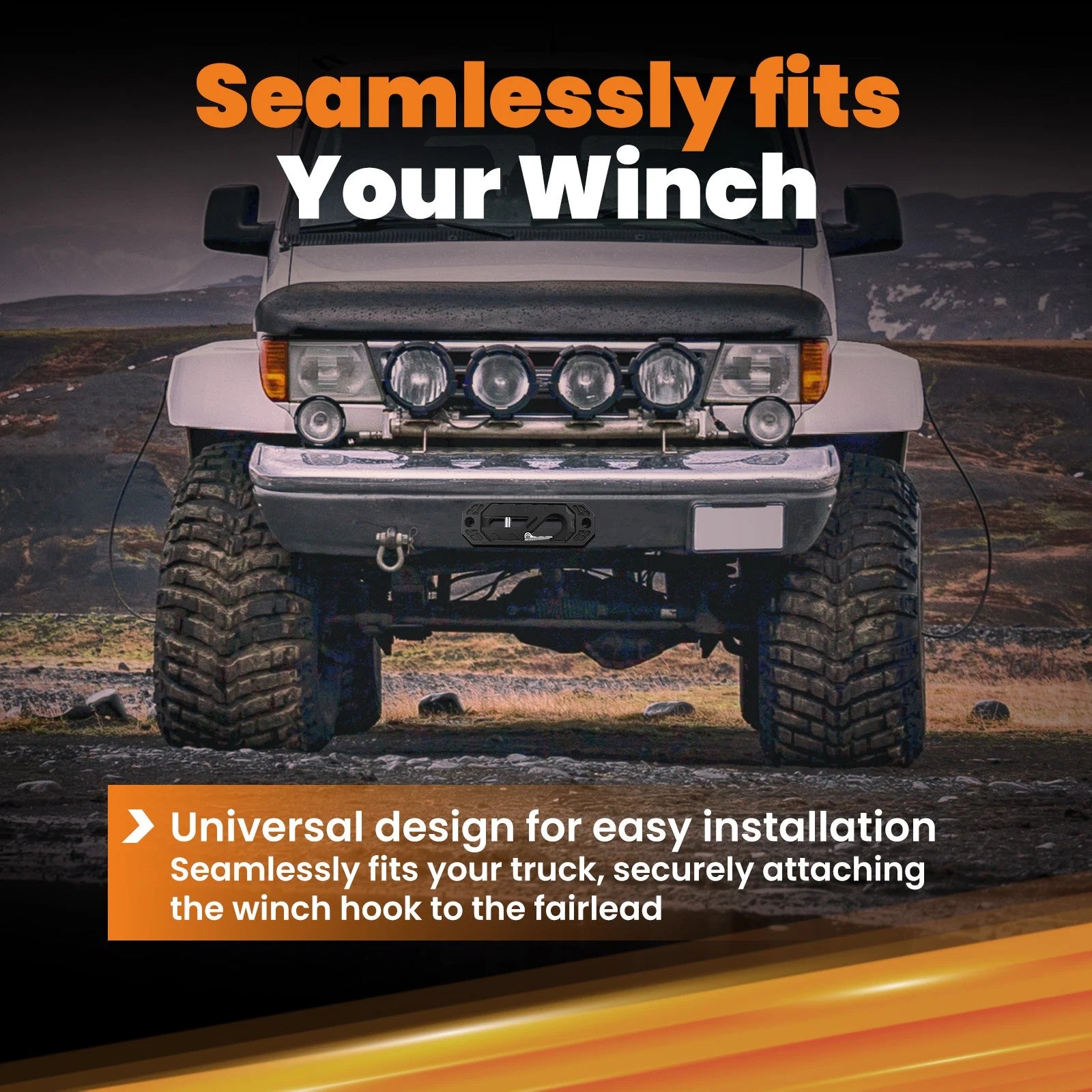 Winch Fairlead & Tow Hook for Universal Applications (Universal)