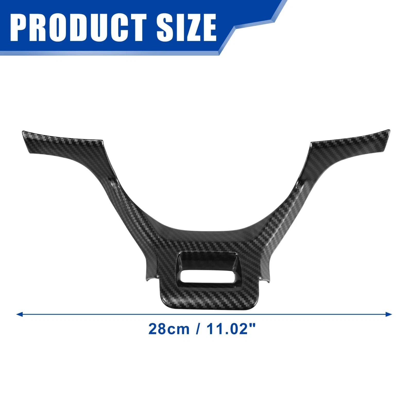 Steering Wheel Cover Trim Sticker for Kia K5 (2021–2022) Carbon Fiber