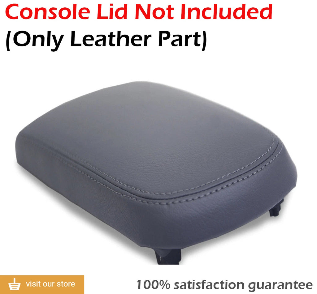 Center Console Armrest Cover for Toyota Matrix (2009–2014) Gray Leather
