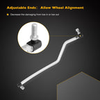 Adjustable Steering Drag Link Set for Craftsman Husqvarna (436885, 436884)