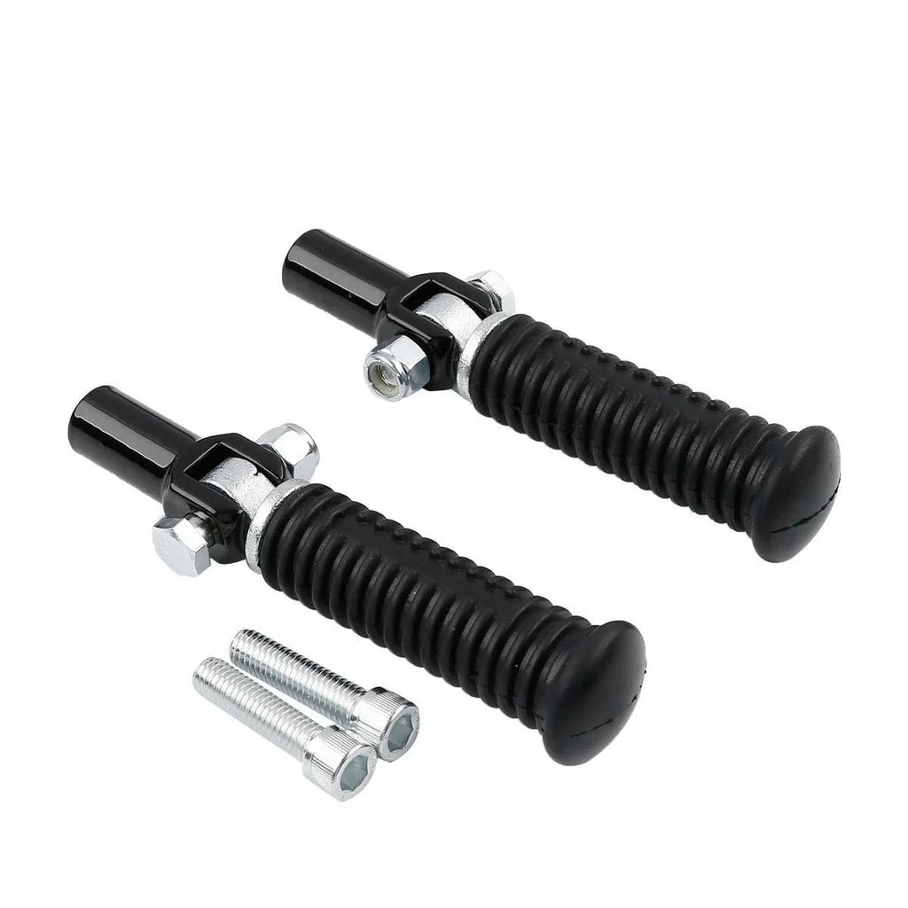 Black Passenger Footpeg Clevis Support Mount for Harley Softail (2000-2006)
