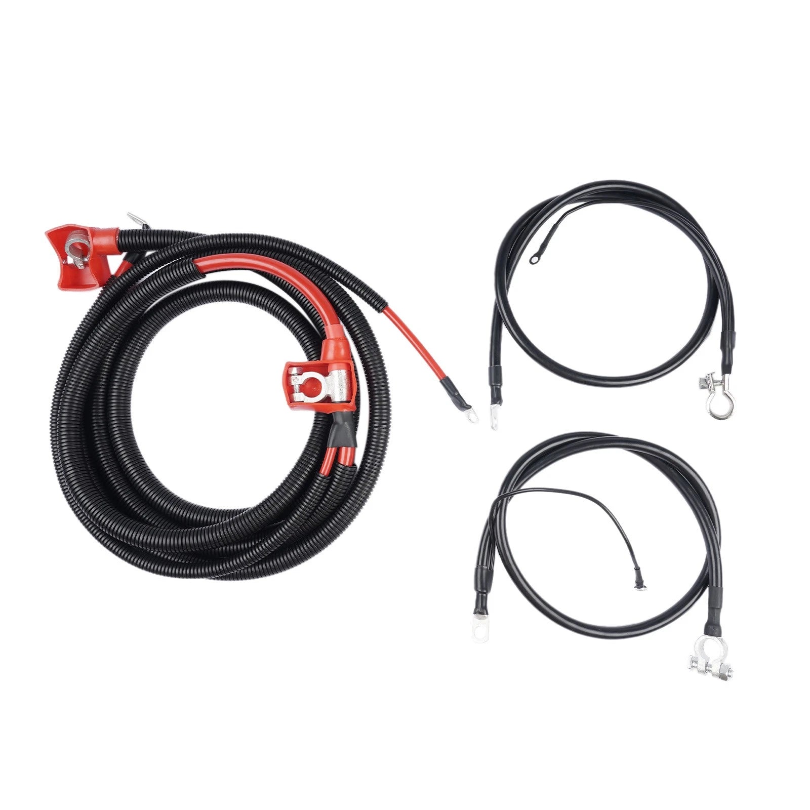 Set of 2 Negative Positive Battery Starter Cables Kit F2TZ14301D for Ford 7.3L Powerstroke (1994–2003)