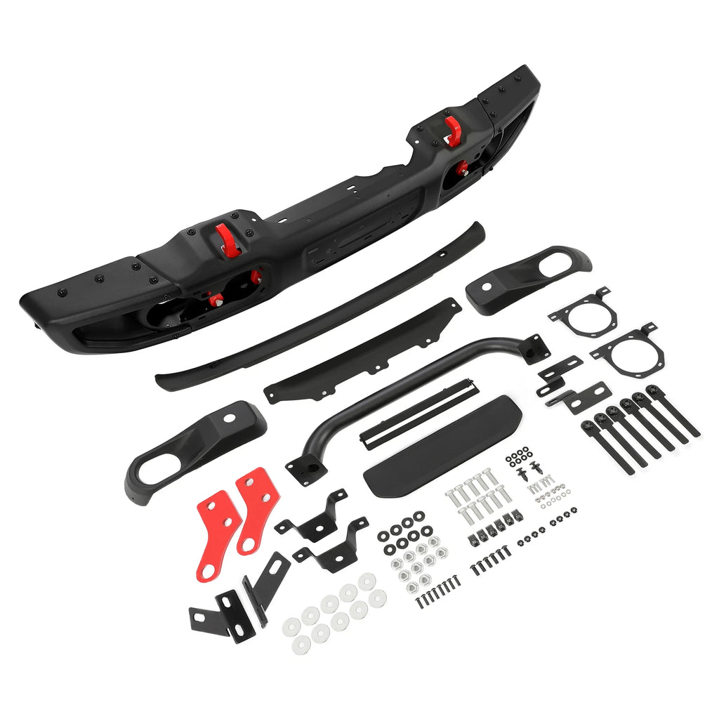 Front Bumper W/O Sensor Hole for Jeep Wrangler JK (2007–2018) 10th Style