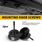 2X Hardtop Freedom Top Mounting Knob Screws for Jeep Wrangler (2007–2017)