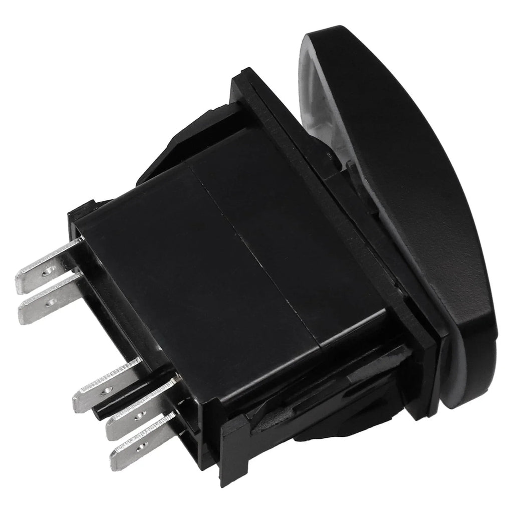 Rocker Switch Black ABS Blue LED Speaker Push Button for Car