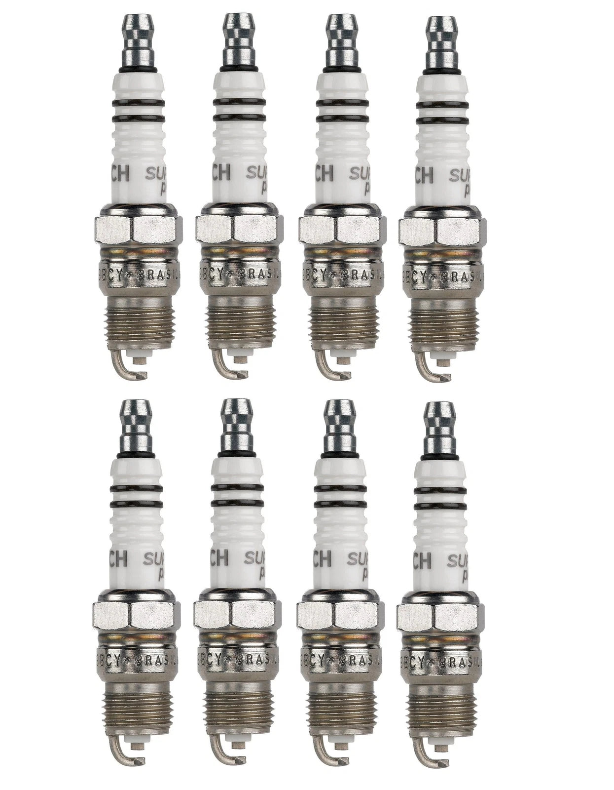 Set of 8 Bosch Super Plus Nickel Spark Plugs for Buick Chevy Ford GMC Mercury V8