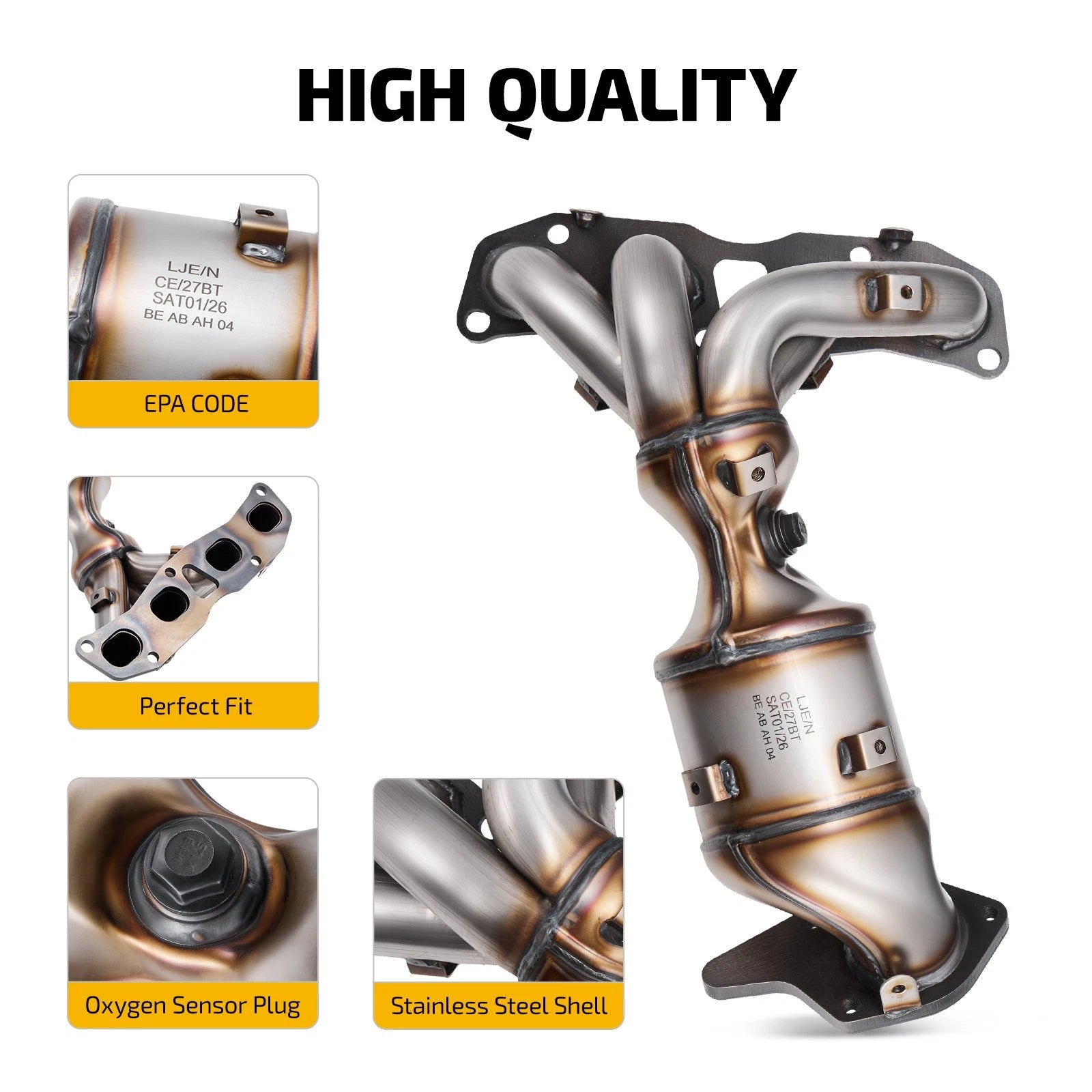 Catalytic Converter for Nissan Altima (2013–2018) 2.5L 2X High Efficiency