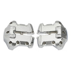 Upper Rocker Box Covers for Harley Touring Electra Road Glide (2017–2024) Chrome