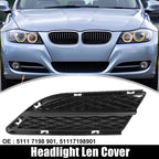 Left Fog Light Grille Trim for BMW 3 Series E90 (2009–2012) 51117198901 Black