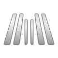 4Dr 6Pc Chrome Pillar Post Covers for 00-03 Mazda Protege - P4160