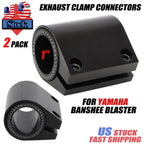 2X Exhaust Clamp Connector for Yamaha Banshee 350, Blaster 200 (1990–2006)