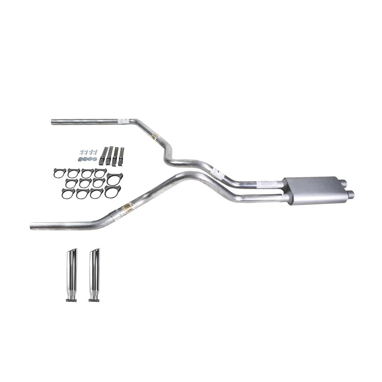 Dual Exhaust Pipe for Tundra (2000–2007) - 2.5" Flowsound Muffler RC Tip