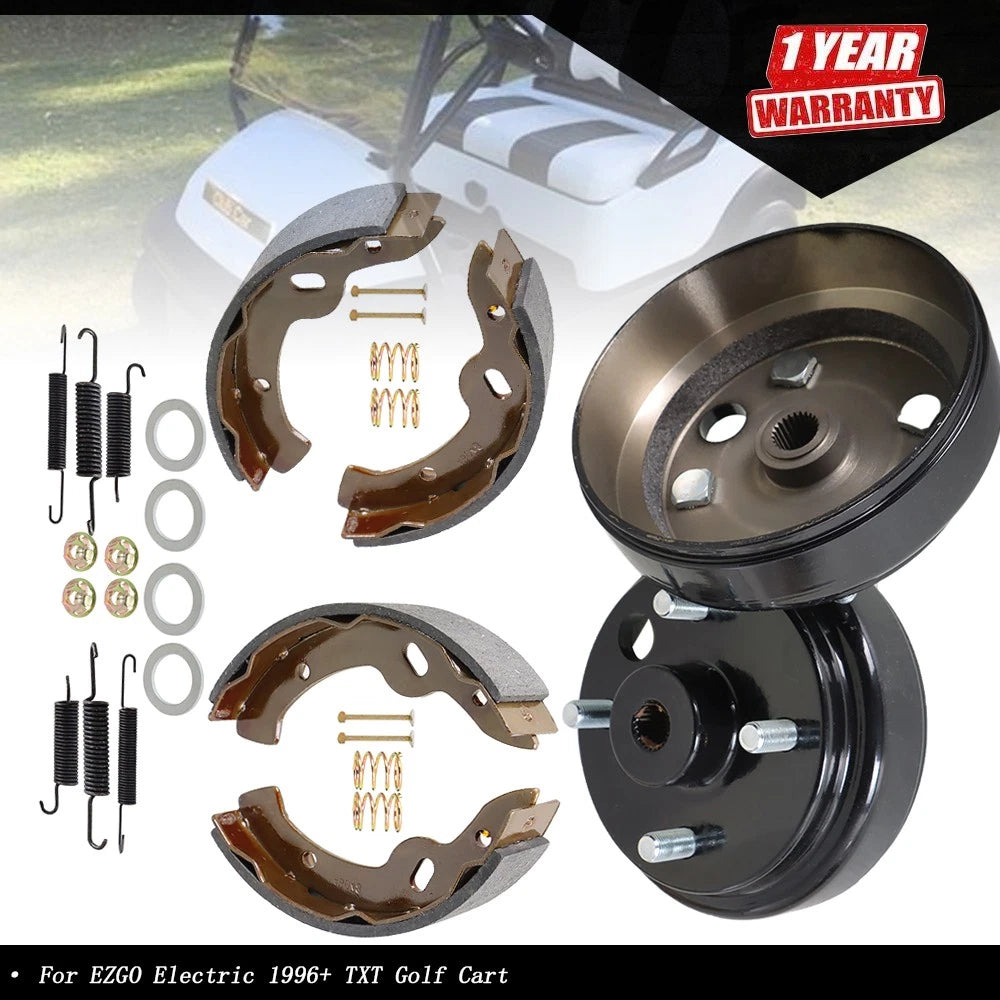 Rear Brake Hub Drum Shoe Spring Kit for EZGO TXT (1996–Present)