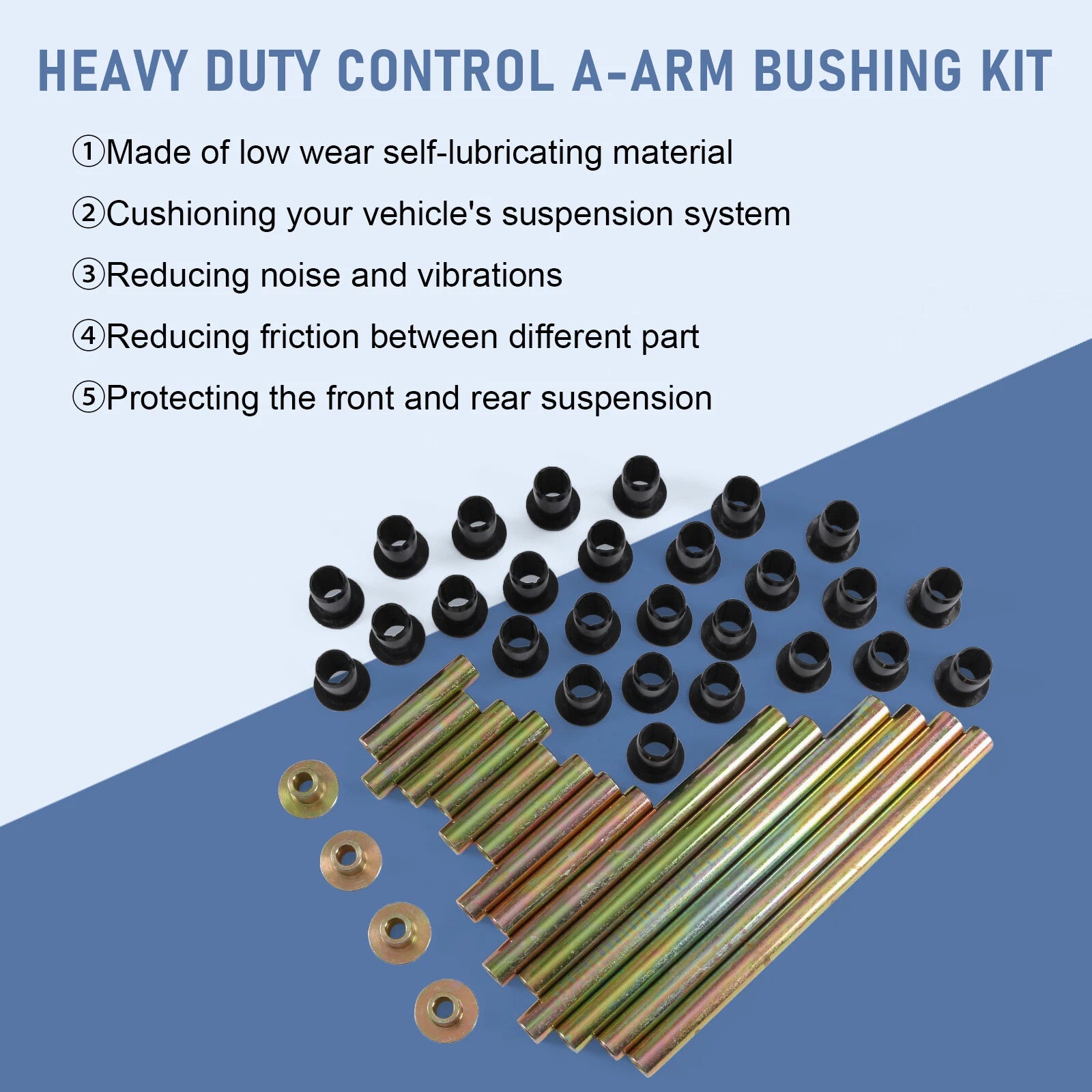 A-Arm Control Arm Bushing Kit for Polaris RZR 800/4, 800/S (2008-2014)
