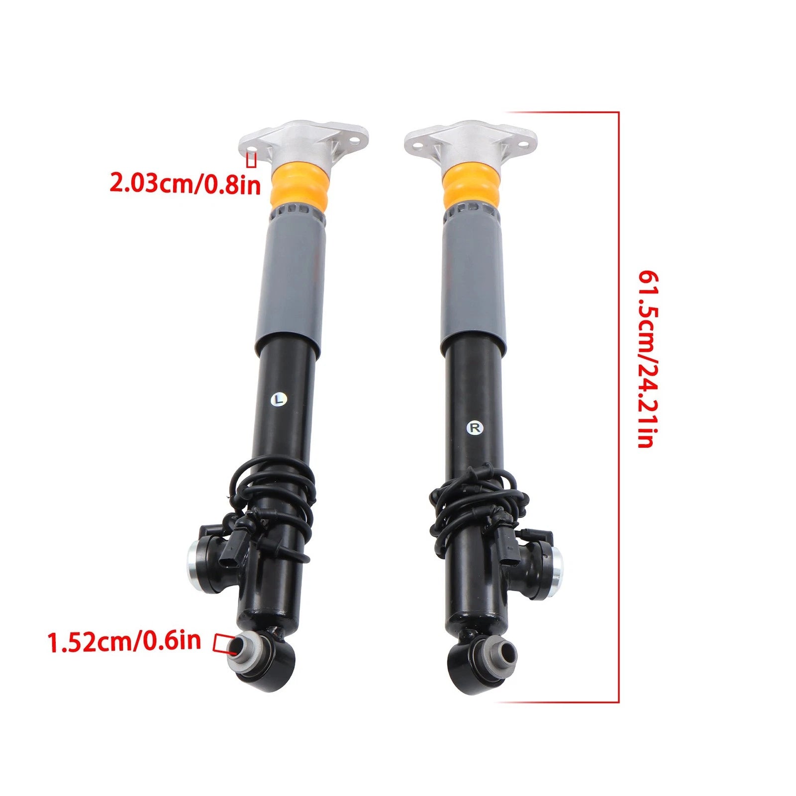 2X Rear Shock Struts for Hyundai Equus Genesis (2011–2016)