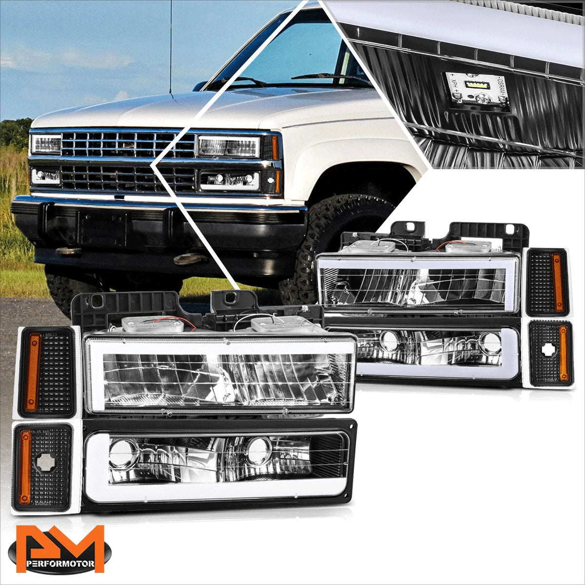 Right Side HID Projector Headlight for Chevy Traverse (2018–2021) Chrome