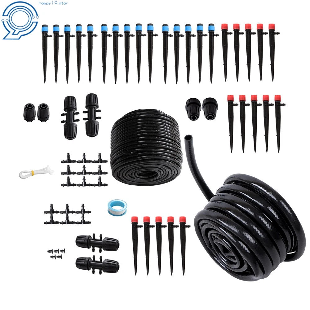 Drip Irrigation System for Garden Watering (240FT)