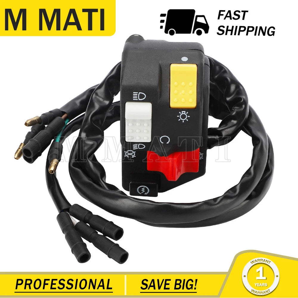 Left Handlebar Start Stop Switch for Honda FourTrax 125 TRX125 (1986)