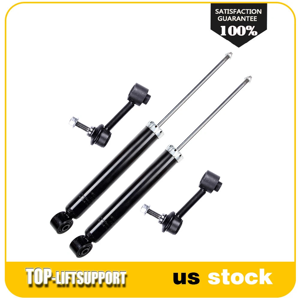 Set of 2 Rear Shocks and Sway Bar Links for VW Golf GTI Jetta Passat Rabbit