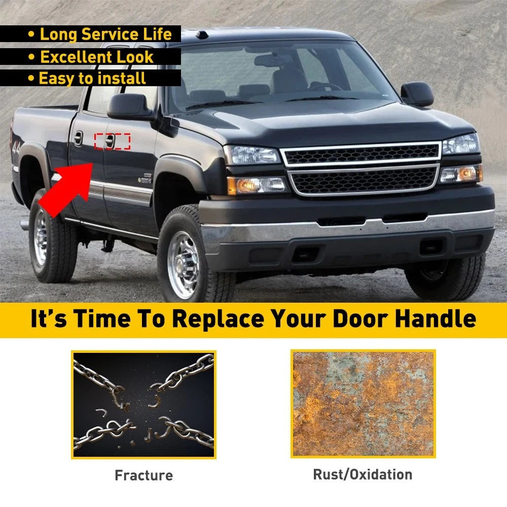 Front Passenger Door Handle for Chevrolet Silverado 1500 GMC Sierra (1999–2006)