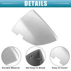 Front Left Outside Door Handle Cover for Volkswagen (Silver Tone)