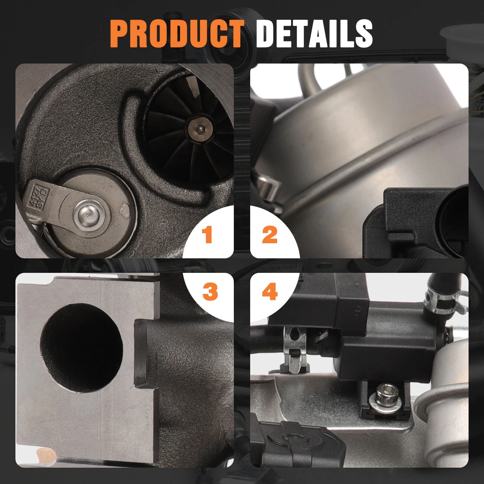 Turbocharger for Audi A4 Quattro 2.0L (2005–2009) 8E0253115D