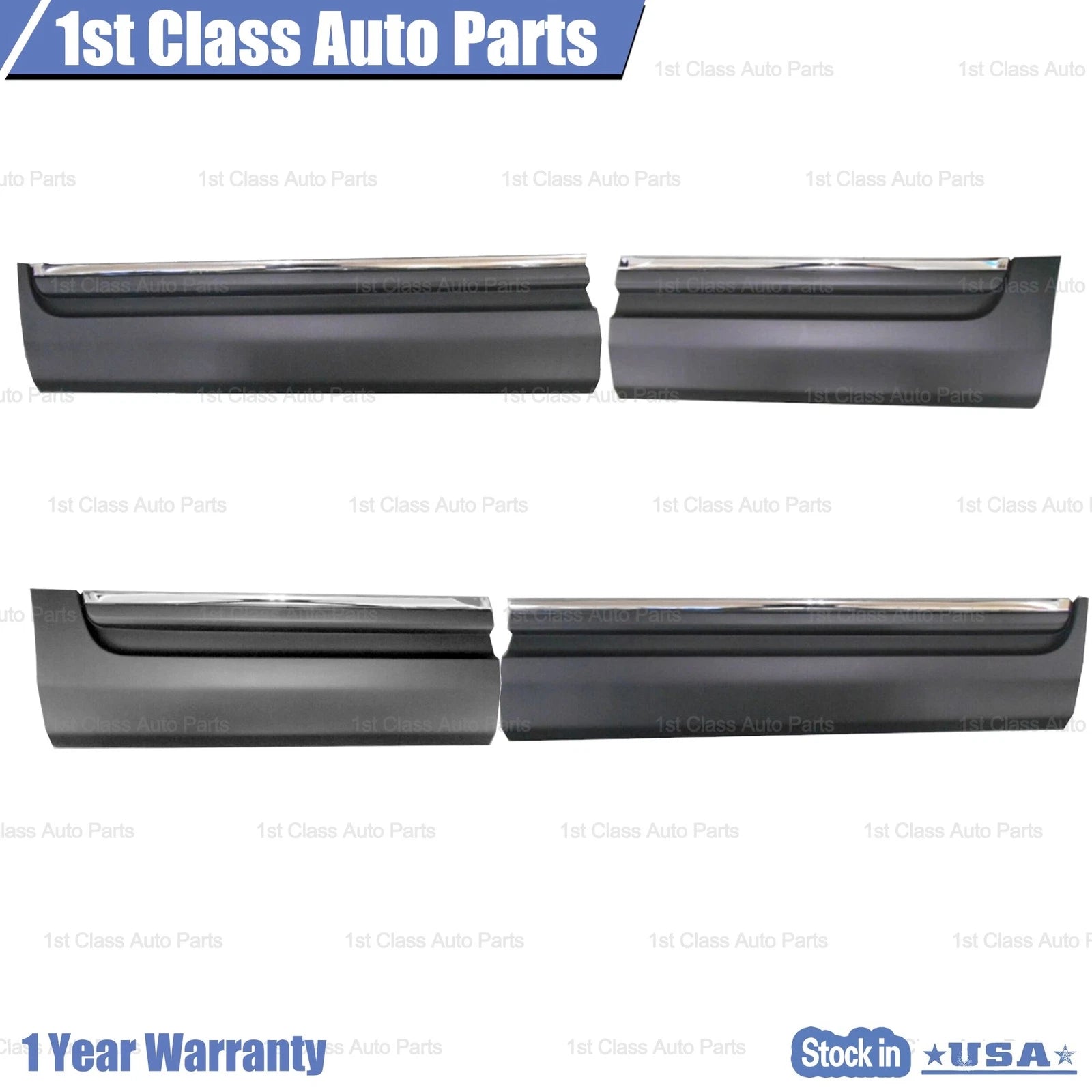 Set of 4 Door Lower Molding Trim for Ford Explorer (2011-2015)