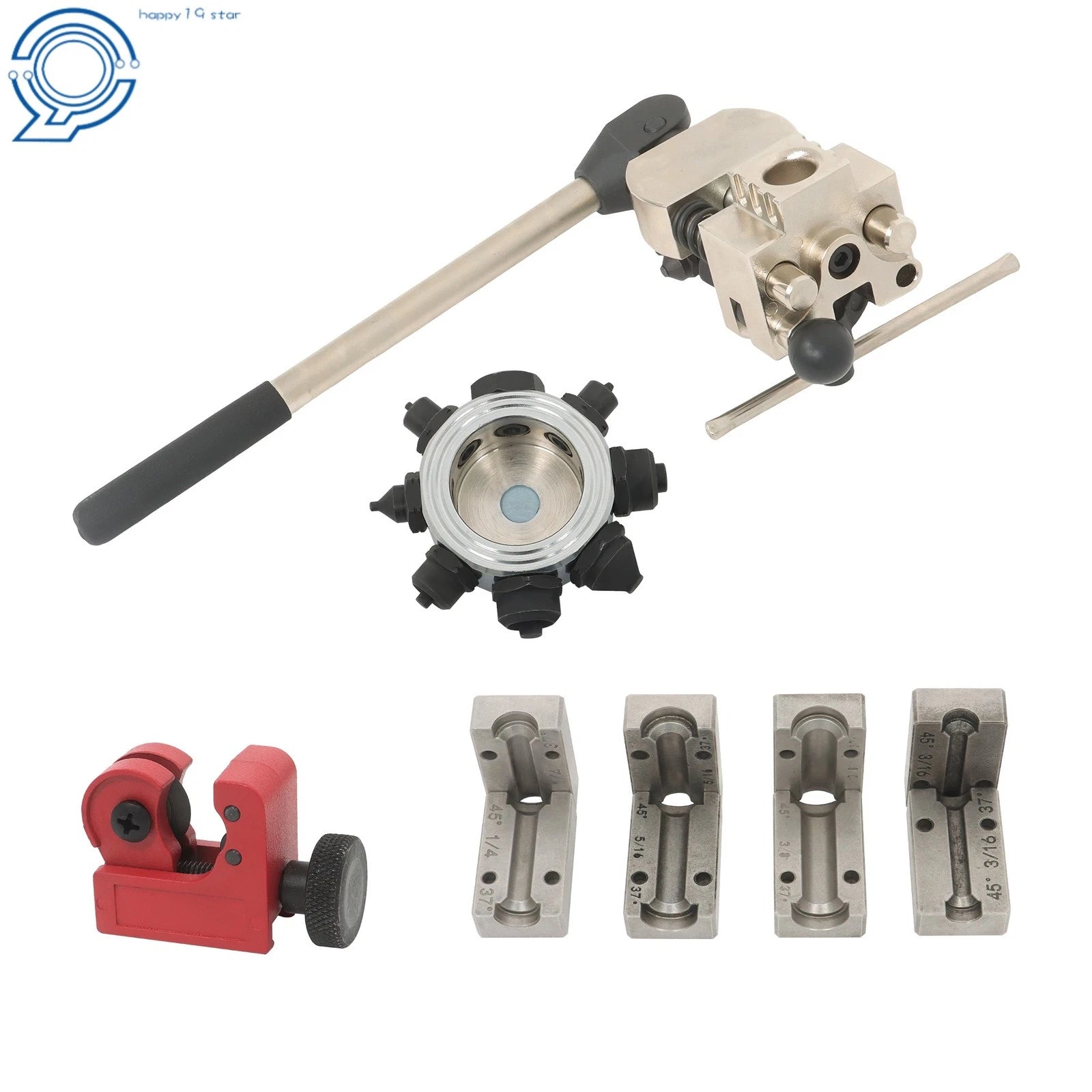 Brake Line Flaring Tool Set for 3/16" - 3/8" Tube