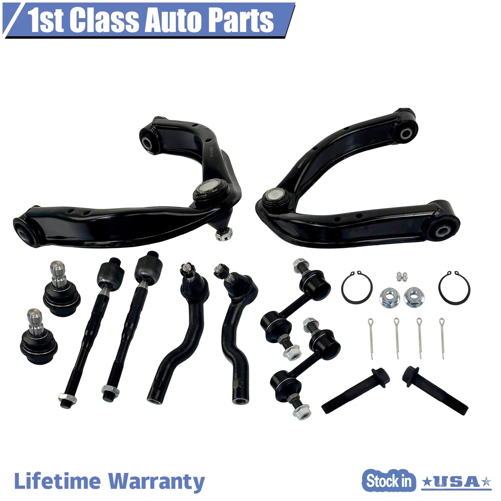 10X Front Upper Control Arm with Ball Joint Kit for Nissan Armada QX56 (2004–2019)