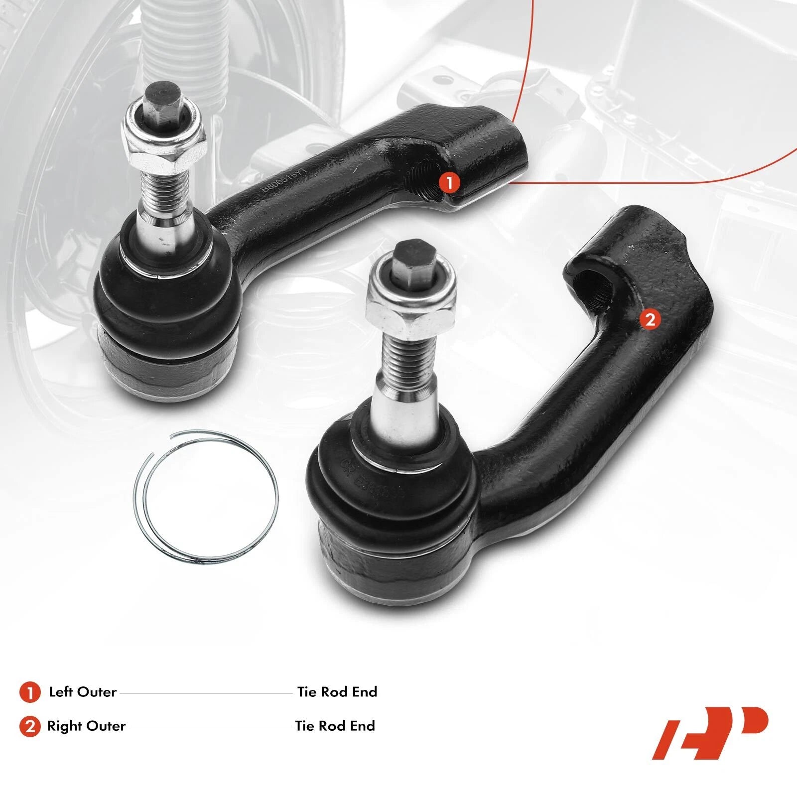 5X Rack & Pinion Tie Rod Kit for Ford F-150 (2009–2010) 4WD