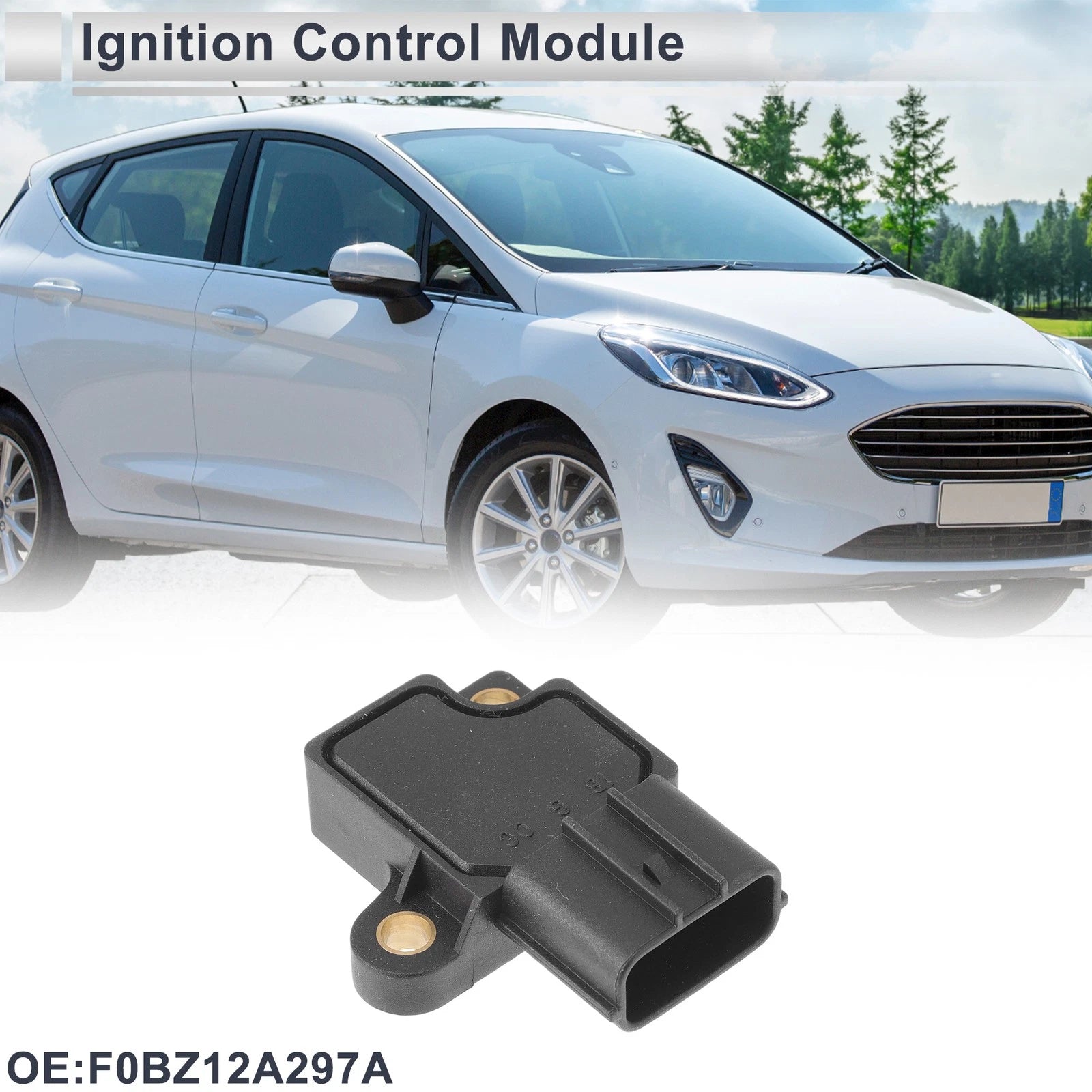 1 Pc Ignition Control Module No.F0BZ12A297A for Ford Fiesta (1998–2000)