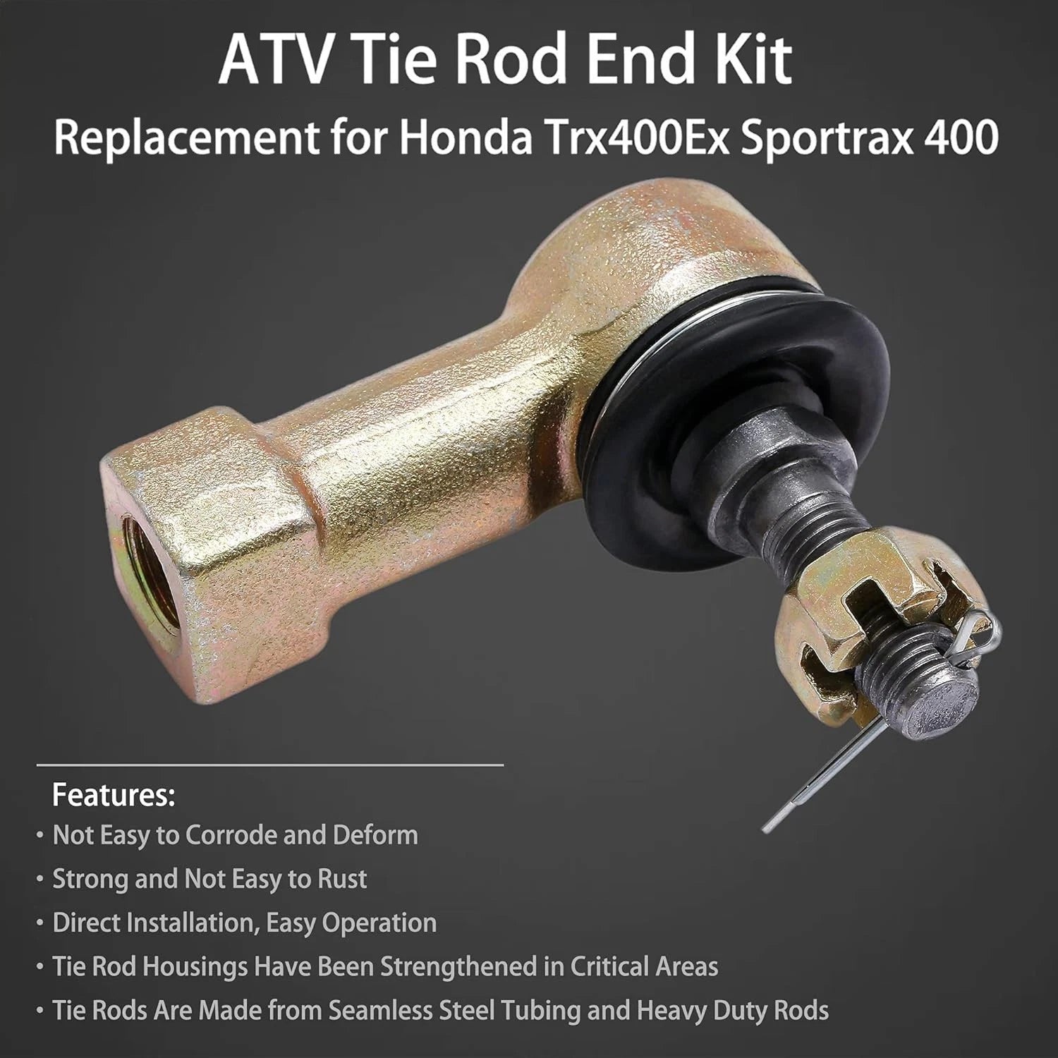 2 Tie Rod Sets for Kawasaki KVF750 Brute Force 750 4X4I (2005–2016)