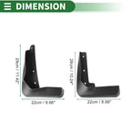 Mud Flaps Splash Guards 1 Set for Lexus GS (2012-2022)