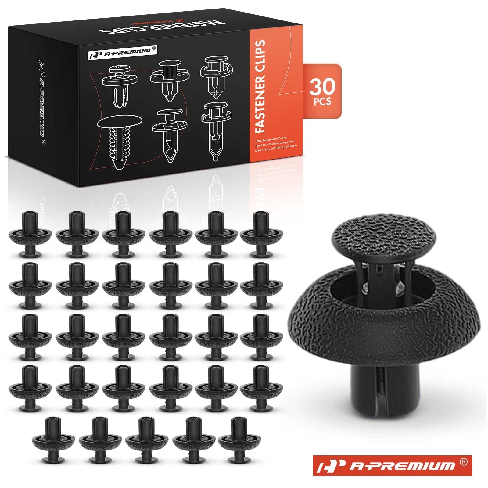Nylon Radiator Support & Engine Cover Clips for Toyota Camry (2000–2011)
