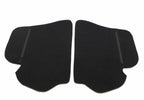Door Panel Insert Cards Cover for Toyota RAV4 (2013–2018) Black PVC Leather