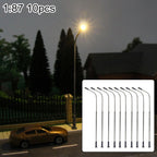 Set of 10 Street Lights for OO HO Scale (10.8cm, 4.25'')