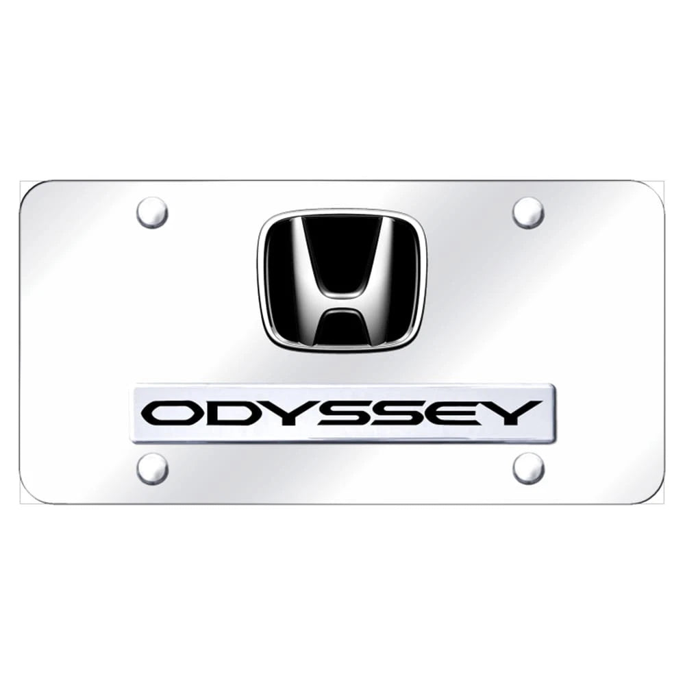 Dual Chrome on Chrome License Plate - Officially Licensed for Honda Odyssey