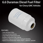 Diesel Fuel Filter for Chevy Silverado Express GMC Sierra 2500 (2001-2016)
