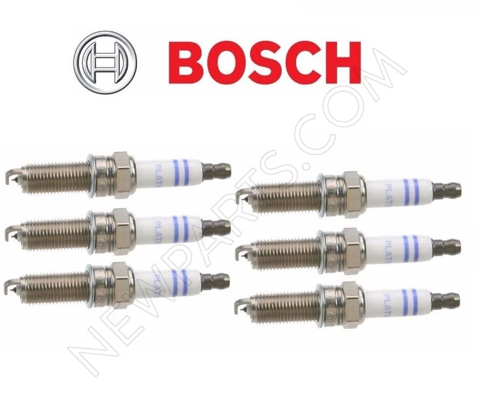 Set of 6 Bosch Platinum Spark Plugs YR7MPP33 for Mercedes-Benz