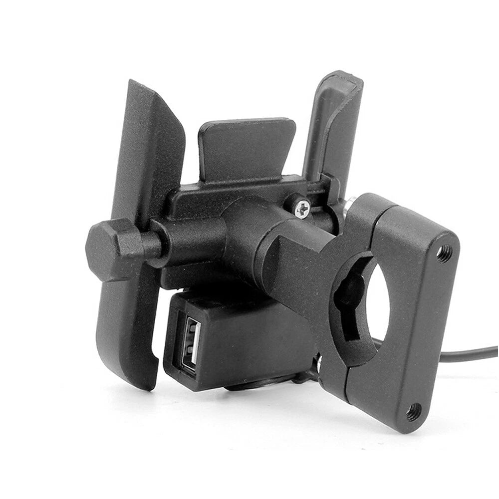 Motorcycle Phone Holder Mount with USB Charger for Harley Street Glide (2014–2023)