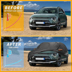 Waterproof Car Cover for Kia Niro (2016–2023) Black 210D-PU
